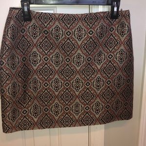 H & M tapestry skirt